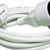 Prolongateur enrouleur blanc 5M