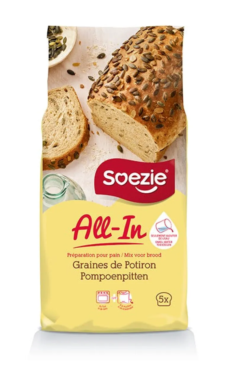 Préparation pour pain aux graines de potiron 2,5kg - All-in