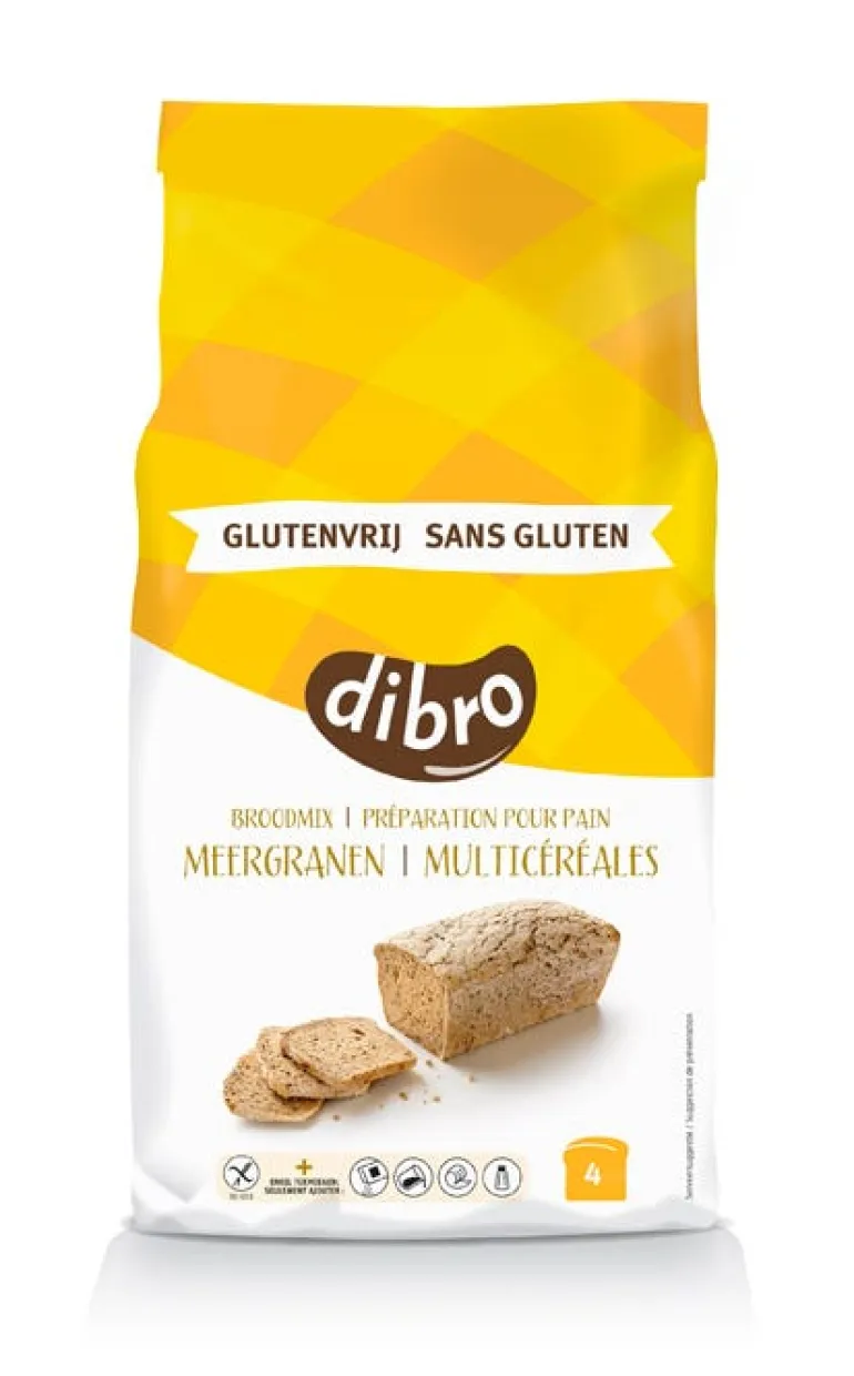 Préparation pour pain Multicéréales Sans Gluten 2,5 kg DIBRO
