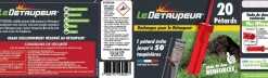 20 pétards Le Détaupeur