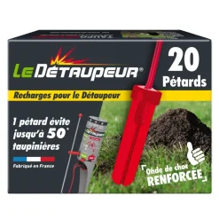 20 pétards Le Détaupeur