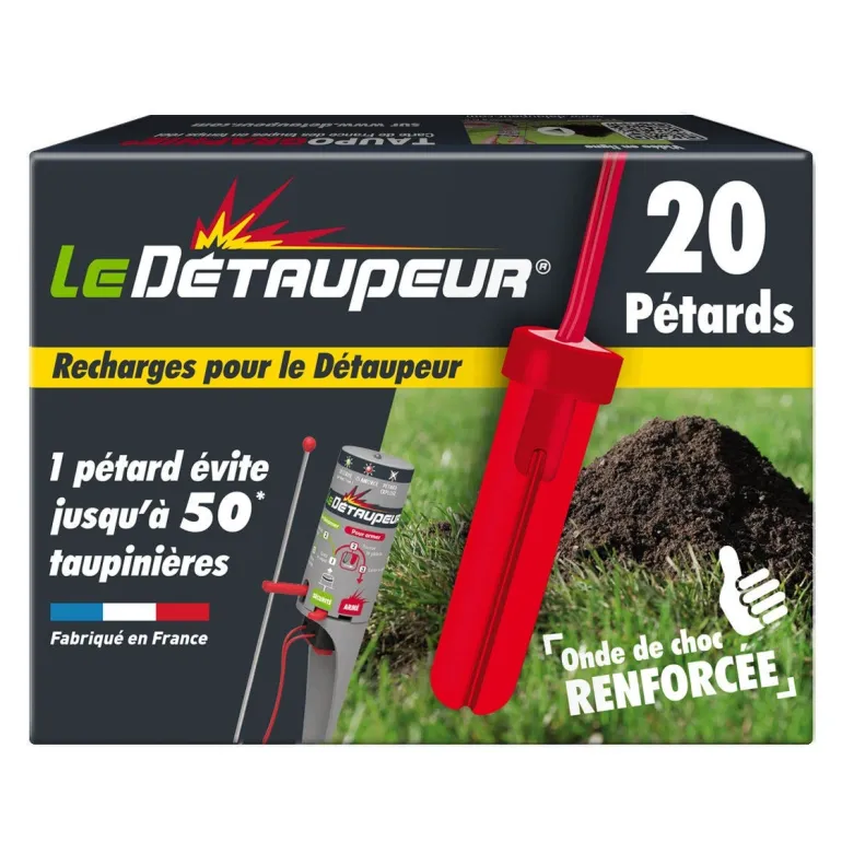 20 pétards Le Détaupeur