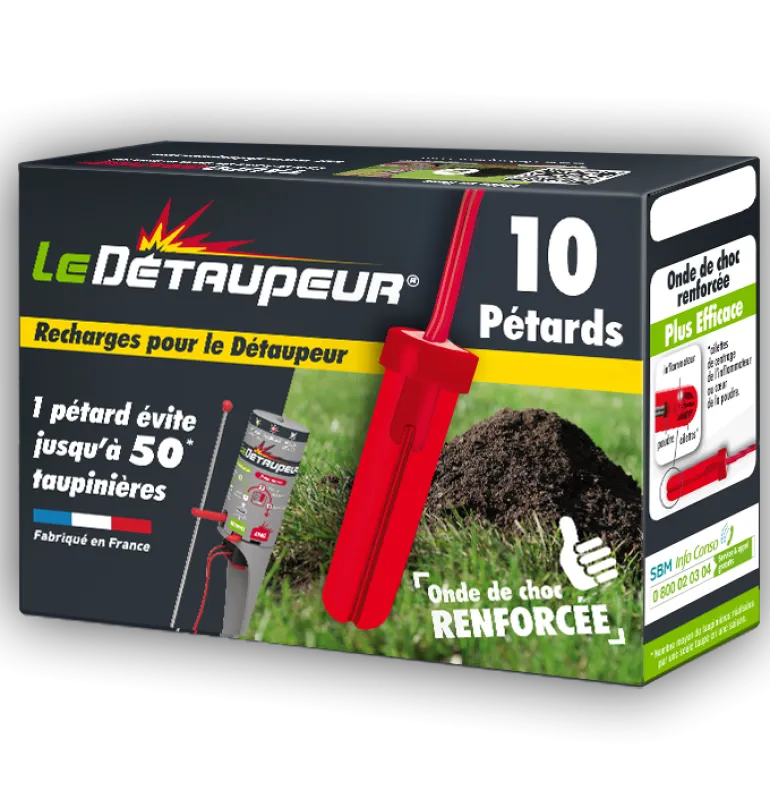 10 pétards Le Détaupeur