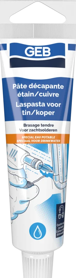 Pâte décapante étain/cuivre pour brasage tendre 50ml GEB