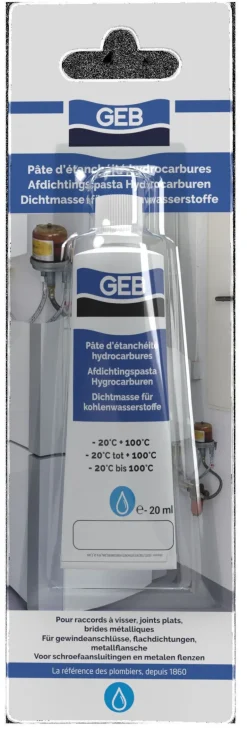 Pâte d'étanchéité pour hydrocarbures 20ml GEB