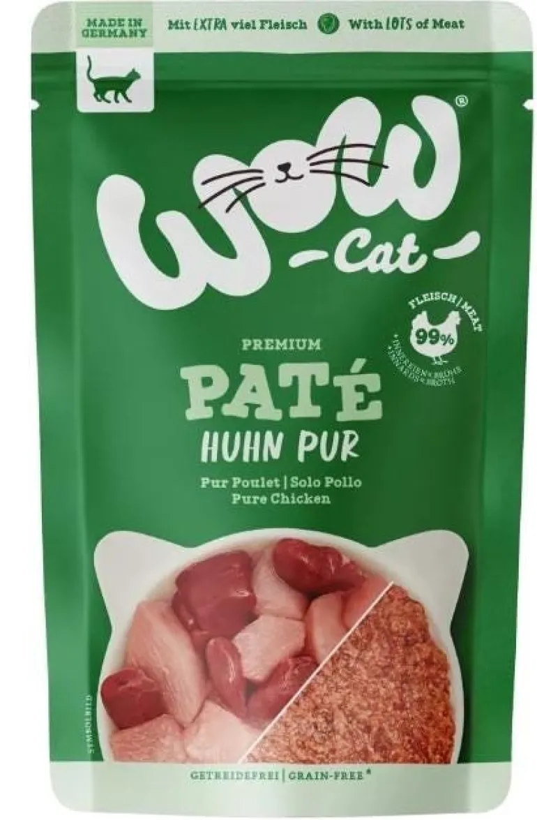 Pâté pour chat Wow Adult poulet 125g