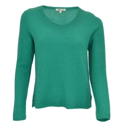 Pull femme Idrisse vert MORAN'S