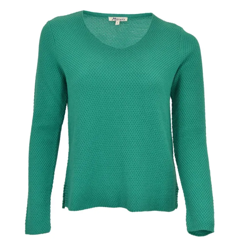 Pull femme Idrisse vert MORAN'S