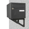 Équerre de fixation murale (x2) gris anthracite