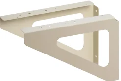 Équerre de fixation murale (x2) ivoire