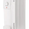 Radiateur bain d'huile mobile 1500W blanc