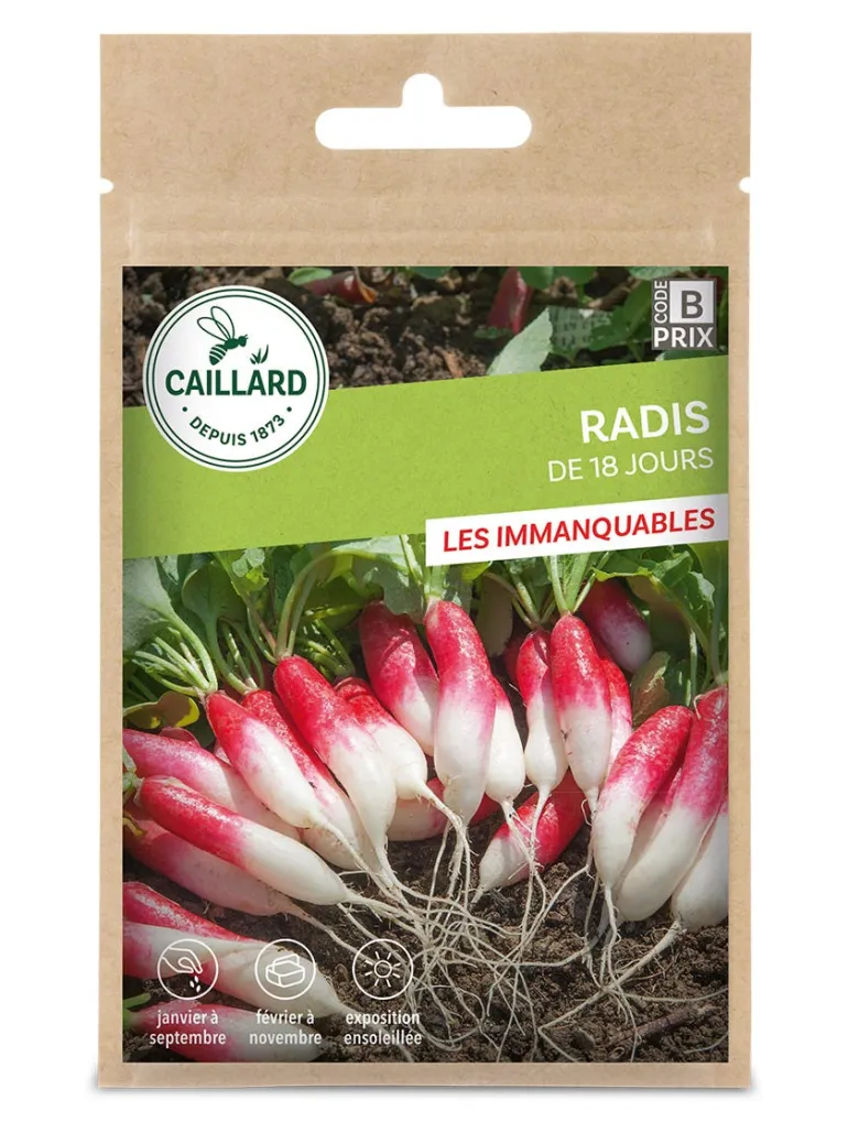 Radis de 18 Jours 9g CAILLARD