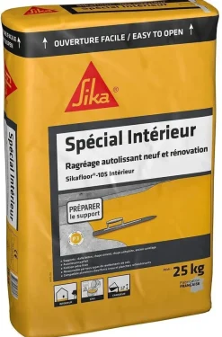 Ragréage autolissant Sikafloor -105 intérieur gris 25kg