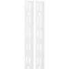 Rail mural double F50 200cm Blanc