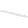 Rail mural simple F50 50cm Blanc