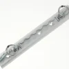 Rail d'arrimage avec 2 anneaux/1 mousqueton 30x4,5cm