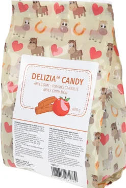 Récompense Delizia Candy pour chevaux arôme pomme/cannelle