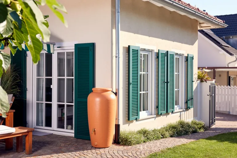 Récupérateur d'eau Amphore 240L terracotta GARANTIA