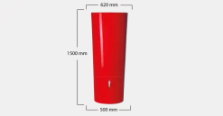 Récupérateur d'eau kit Color 350L + collecteur GARANTIA