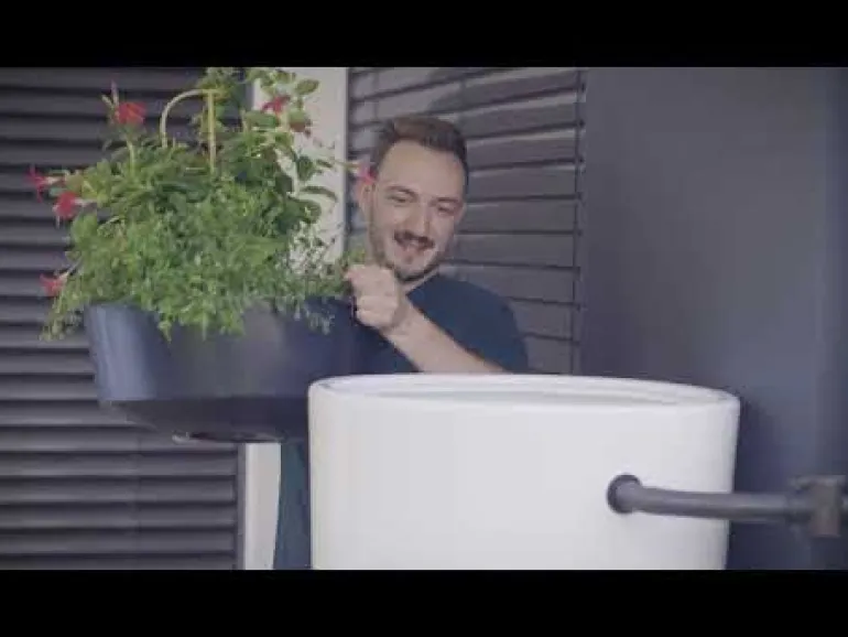 Récupérateur d'eau kit Color 350L + collecteur GARANTIA