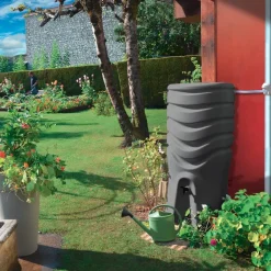 Récupérateur à eau RECUP'O 550 L gris + kit collecteur EDA
