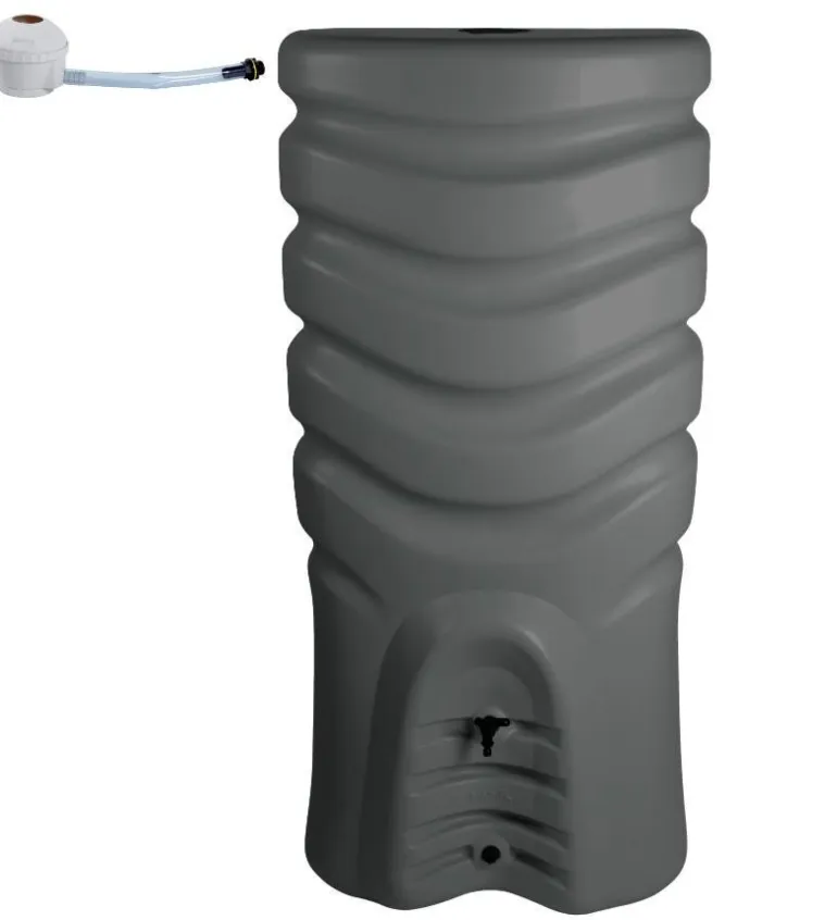 Récupérateur à eau RECUP'O 550 L gris + kit collecteur EDA