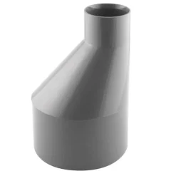 Réduction excentrée PVC évacuation mâle/femelle Ø80x50