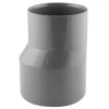 Réduction excentrée PVC évacuation mâle/femelle Ø100x80