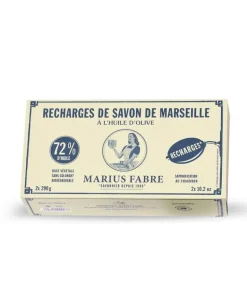 Recharge de savon de Marseille à fixer au mur 290g (x2)