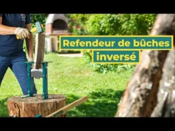 Refendeur de bûches inversé