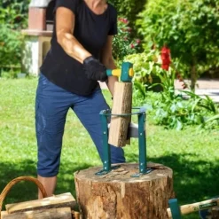 Refendeur de bûches inversé