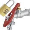 Robinet 1/4T. cadenassable M1/2 nez M3/4 D15 + cadenas code