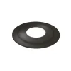 Rosace noir mat Ø80mm