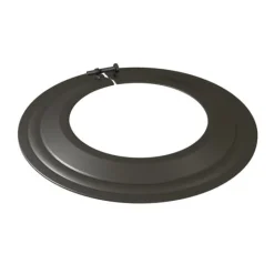 Rosace noir mat Ø125mm