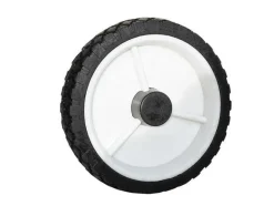 Roue de tondeuse caoutchouc noir Ø125mm charge 40kg