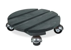 Roule-plantes Basics bois rond 30 cm anthracite