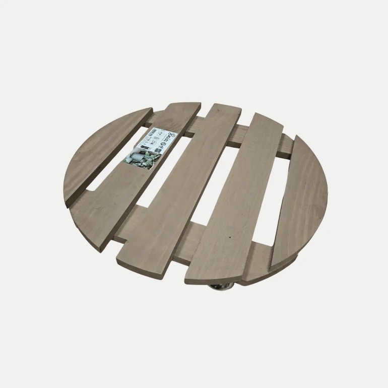 Roule-plantes Basics bois rond 40 cm taupe LOUIS MOULIN