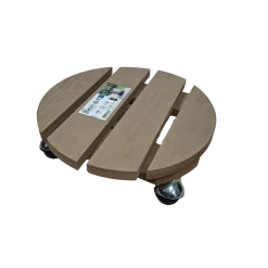 Roule-plantes Basics bois rond 30 cm taupe LOUIS MOULIN