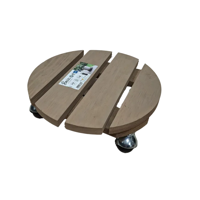 Roule-plantes Basics bois rond 30 cm taupe LOUIS MOULIN