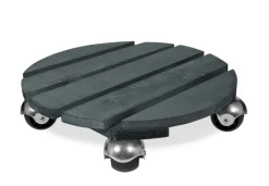 Roule-plantes Basics bois rond 37,5 cm anthracite