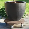 Roule-pot rond Flora Roll taupe NORTENE