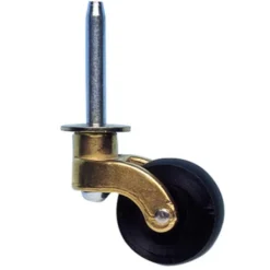 Roulette "antiquaire" acier laitonné 15kg Ø29mm