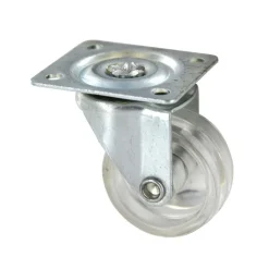 Roulette drill à platine pivotante 34x38mm 12kg Ø25mm