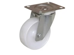 Roulette pivotante polychoc blanc Ø50mm charge 50kg