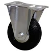 Roulette Port-roll platine fixe 65kg Ø65x85mm acier zingué