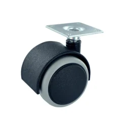 Roulette twiny à platine pivotante 38x38mm 25kg Ø50mm