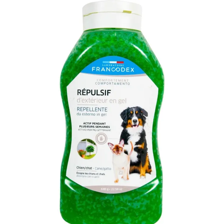 Répulsif d'extérieur en gel chien et chat 640g FRANCODEX