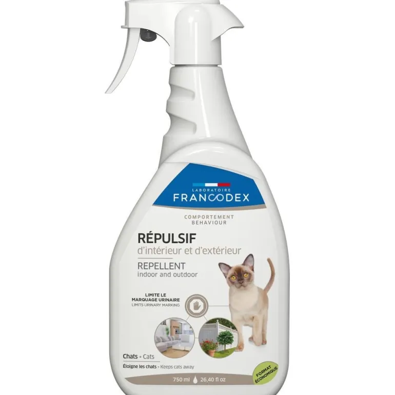 Répulsif d'intérieur et d'extérieur pour chat 750ml
