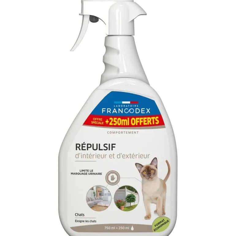 Répulsif d'intérieur et d'extérieur pour chat 1L