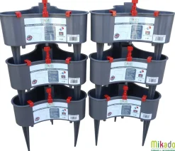 Réservoirs 2L pour tuteur Mikado (x6) gris